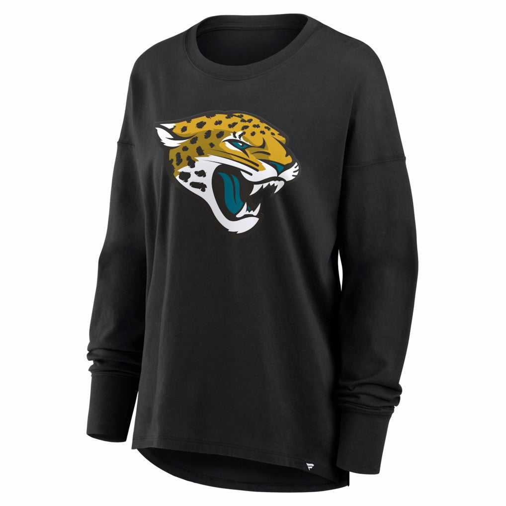 Jacksonville Jaguars Women's Essential Long Sleeve T-Shirt - Black discount