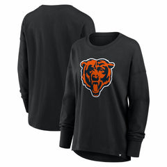 Chicago Bears Women's Essential Long Sleeve T-Shirt - Black cheap
