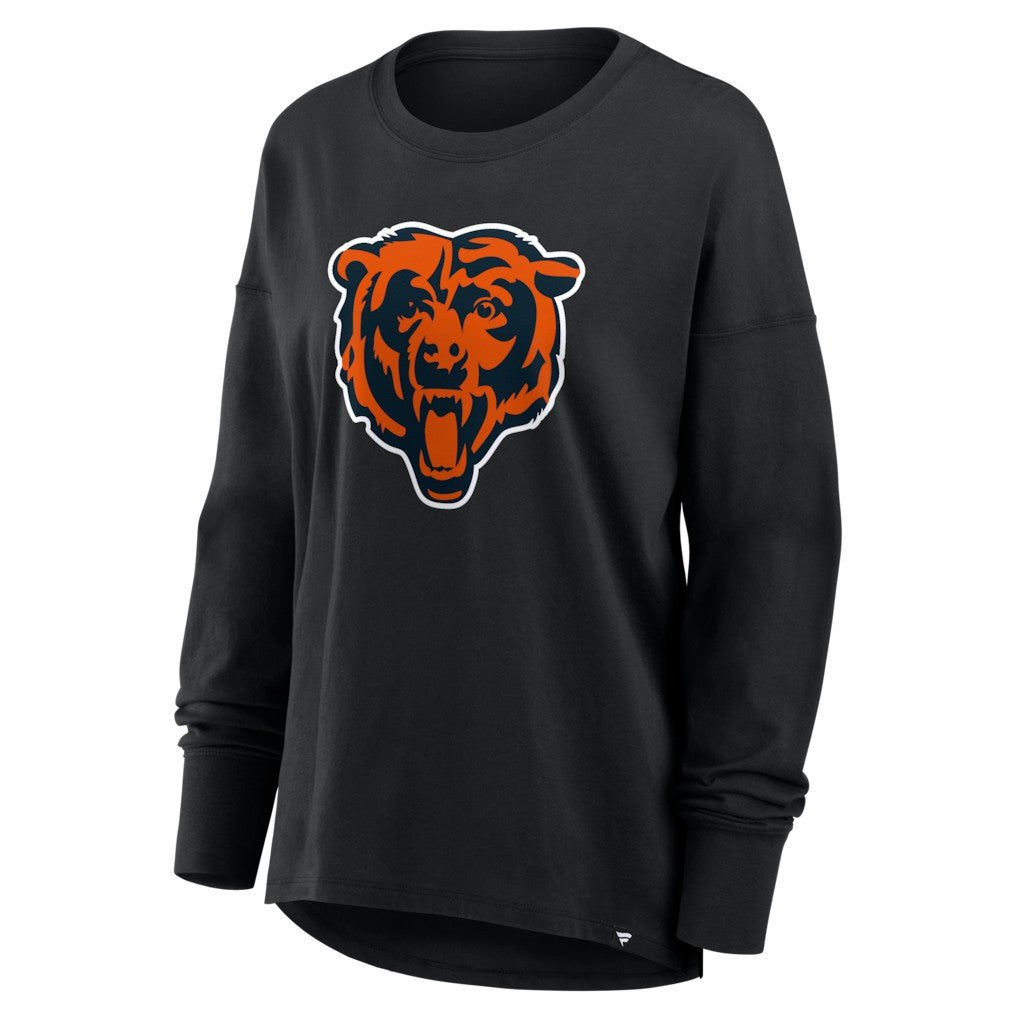 Chicago Bears Women's Essential Long Sleeve T-Shirt - Black cheap