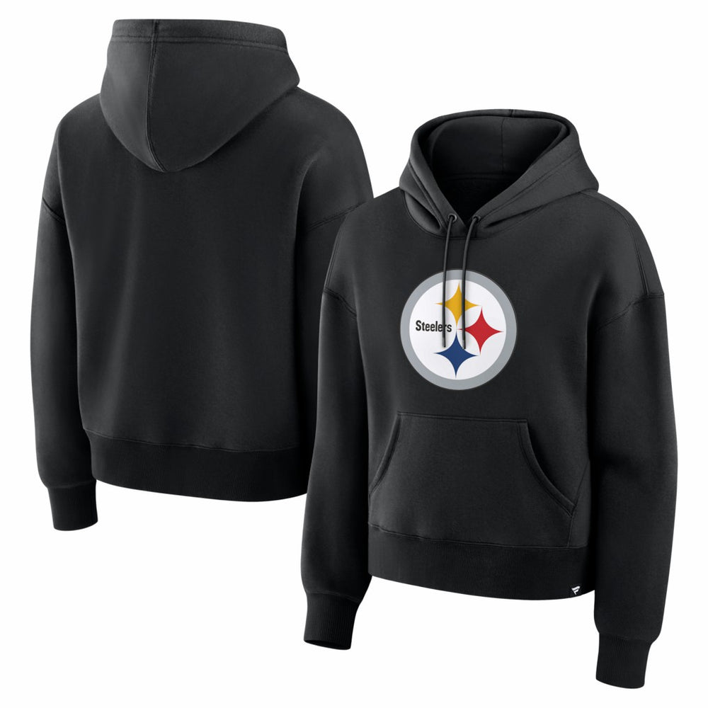 Pittsburgh Steelers Women's Essential Legacy Hoodie - Black on sale