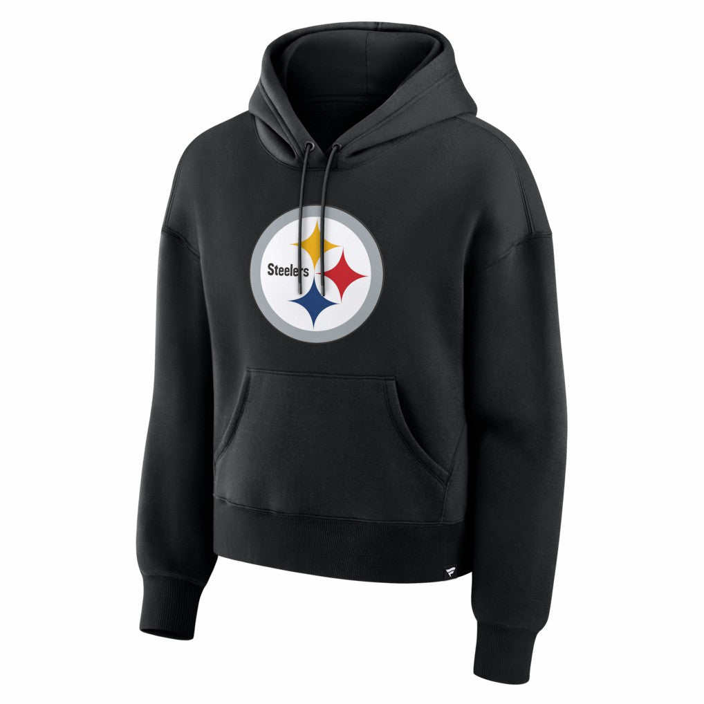 Pittsburgh Steelers Women's Essential Legacy Hoodie - Black on sale