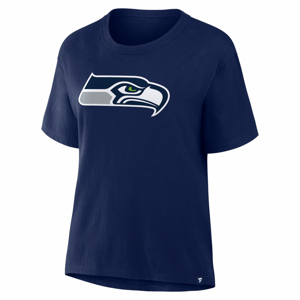 Seattle Seahawks Women's Essential Legacy T-Shirt - College Navy sale