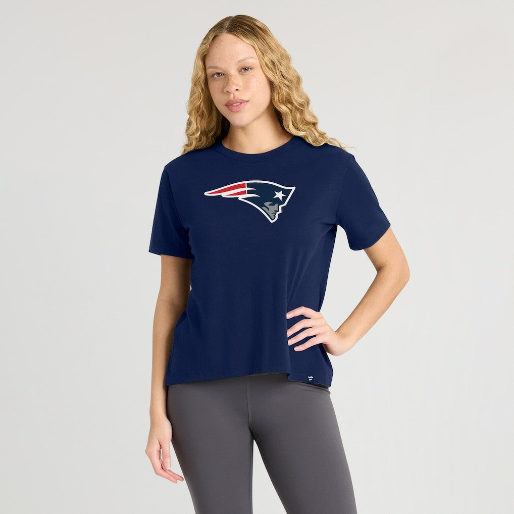 New England Patriots Women's Essential Legacy T-Shirt - Navy outlet