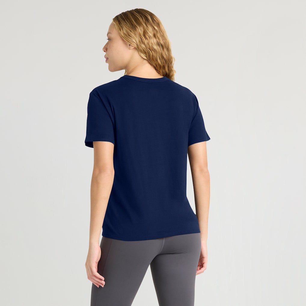 New England Patriots Women's Essential Legacy T-Shirt - Navy outlet