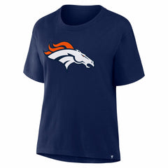 Denver Broncos Women's Essential Legacy T-Shirt - Navy cheap