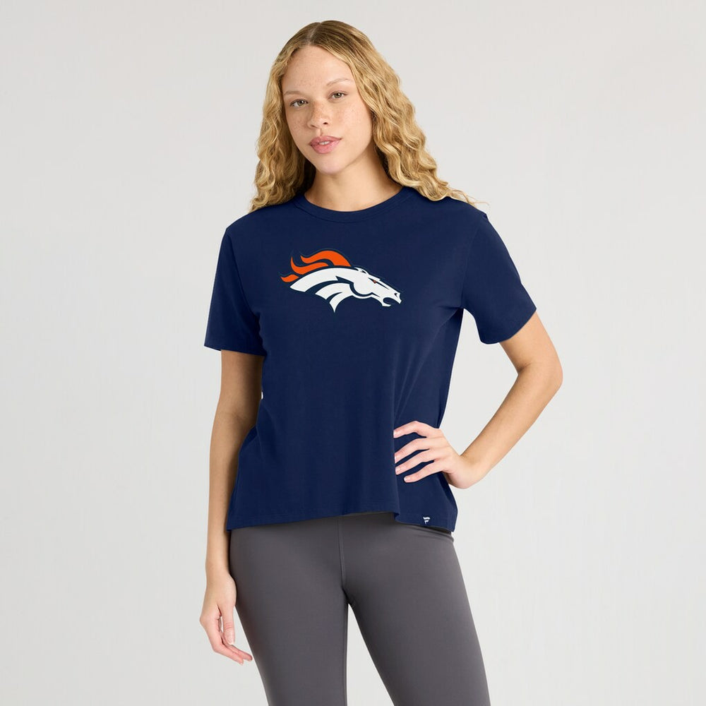 Denver Broncos Women's Essential Legacy T-Shirt - Navy cheap