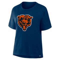 Chicago Bears Women's Essential Legacy T-Shirt - Navy cheap
