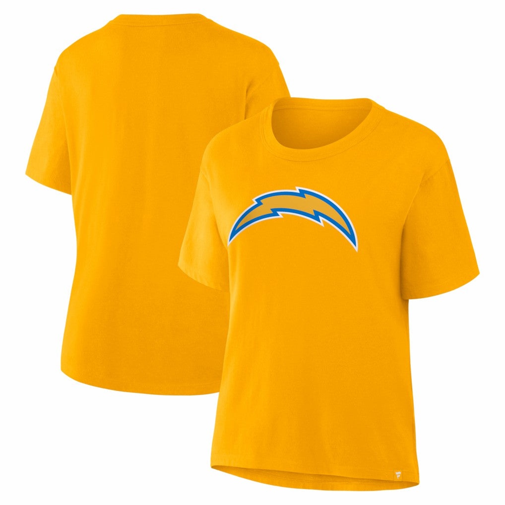 Los Angeles Chargers Women's Essential Legacy T-Shirt - Gold discount