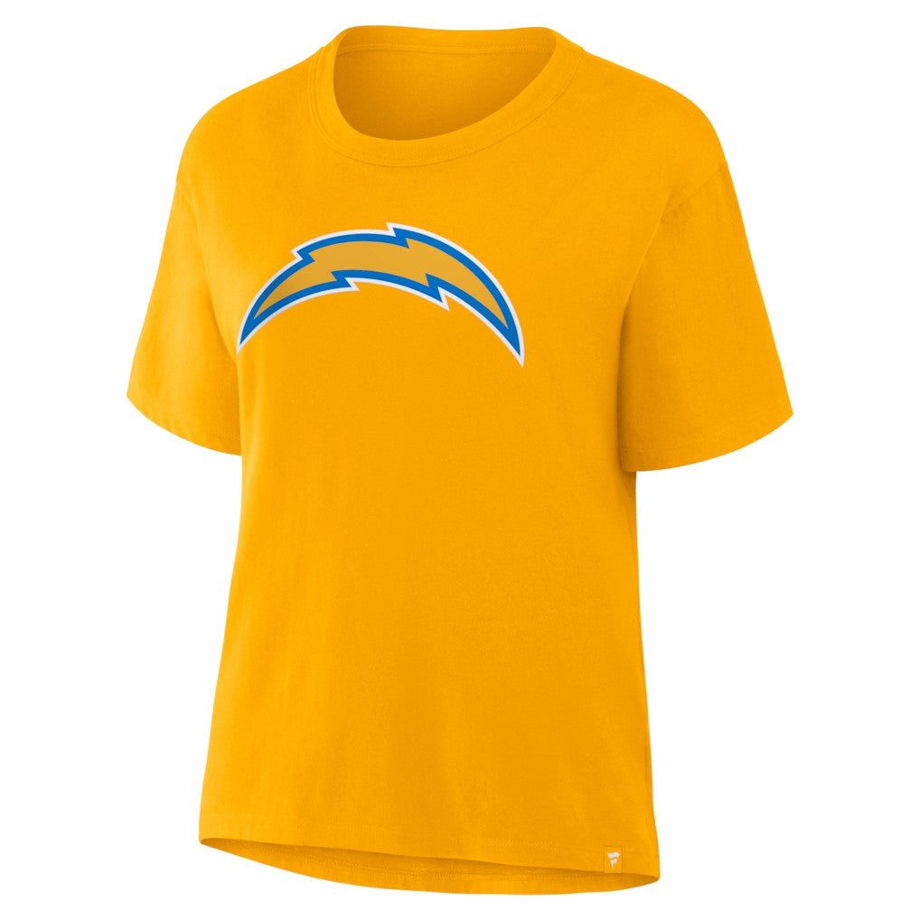 Los Angeles Chargers Women's Essential Legacy T-Shirt - Gold discount