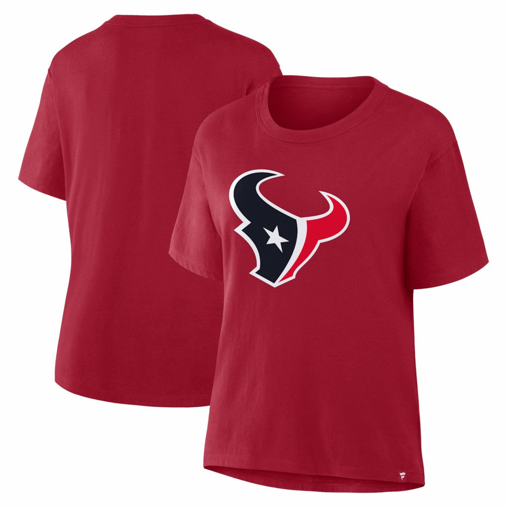 Houston Texans Women's Essential Legacy T-Shirt - Red discount
