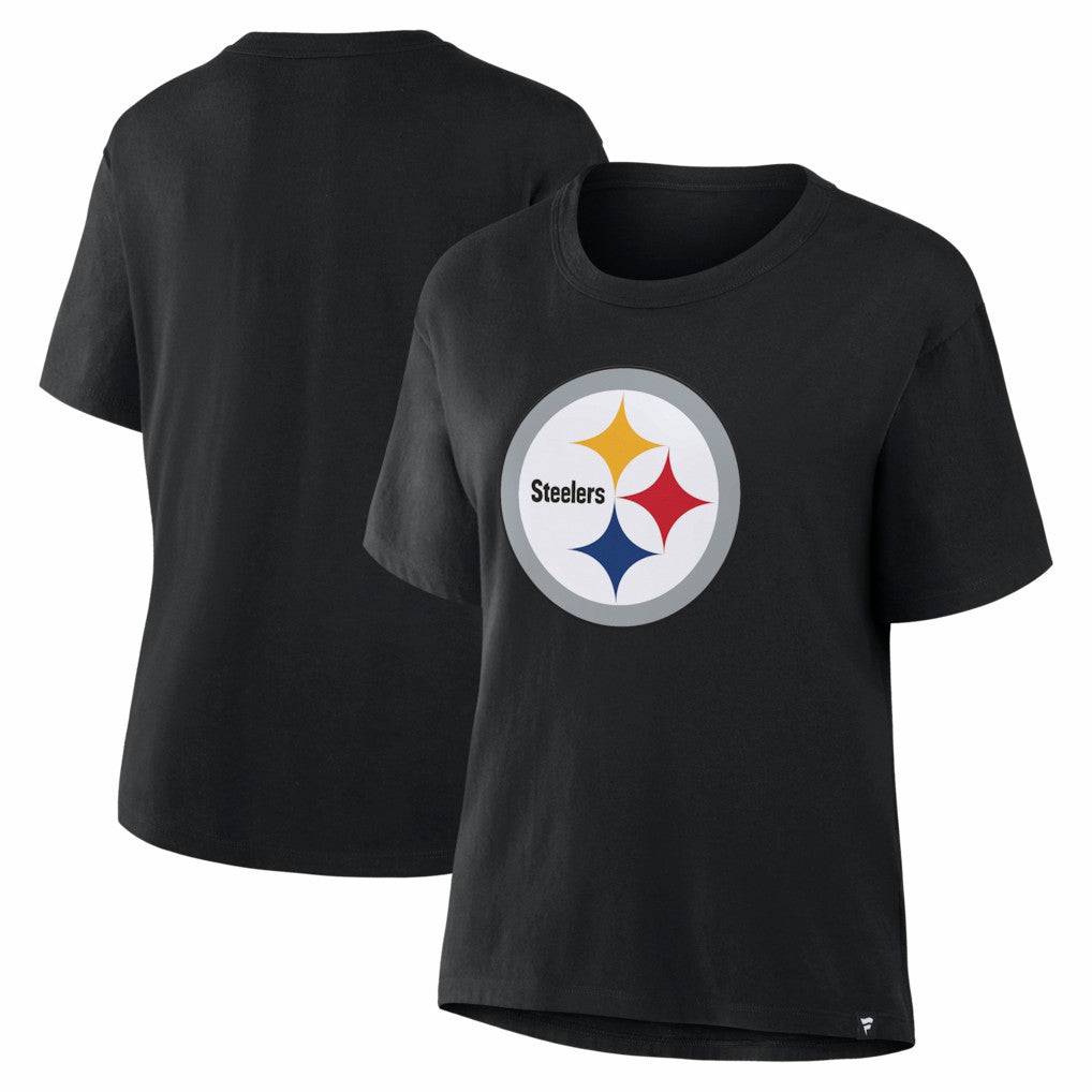 Pittsburgh Steelers Women's Essential Legacy T-Shirt - Black for sale