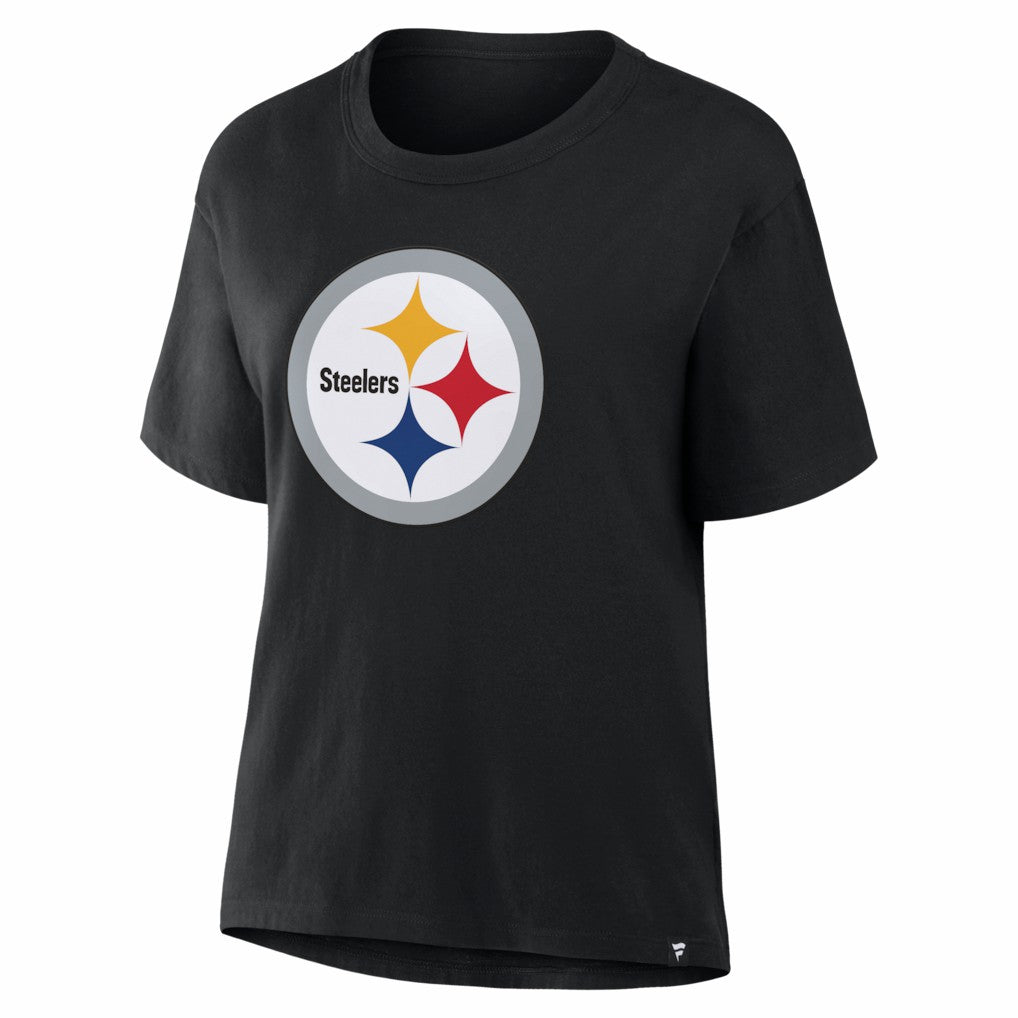 Pittsburgh Steelers Women's Essential Legacy T-Shirt - Black for sale