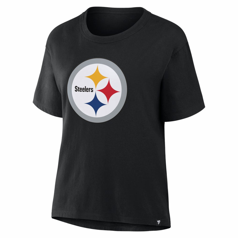 Pittsburgh Steelers Women's Essential Legacy T-Shirt - Black for sale