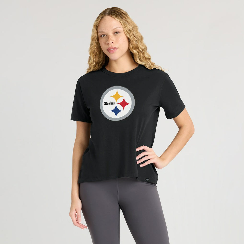 Pittsburgh Steelers Women's Essential Legacy T-Shirt - Black for sale