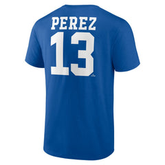 Salvador Perez Kansas City Royals Player Icon Name & Number T-Shirt - Royal