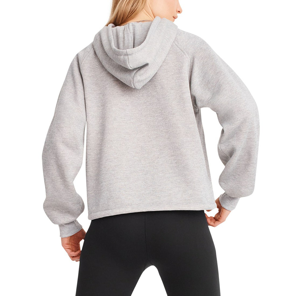 Green Bay Packers DKNY Sport Women's Debbie Dolman Raglan Pullover Hoodie - Heather Gray on sale