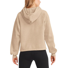 Seattle Seahawks DKNY Sport Women's Debbie Dolman Raglan Pullover Hoodie - Cream discount