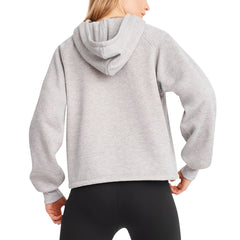 Tampa Bay Buccaneers DKNY Sport Women's Debbie Dolman Raglan Pullover Hoodie - Heather Gray on sale