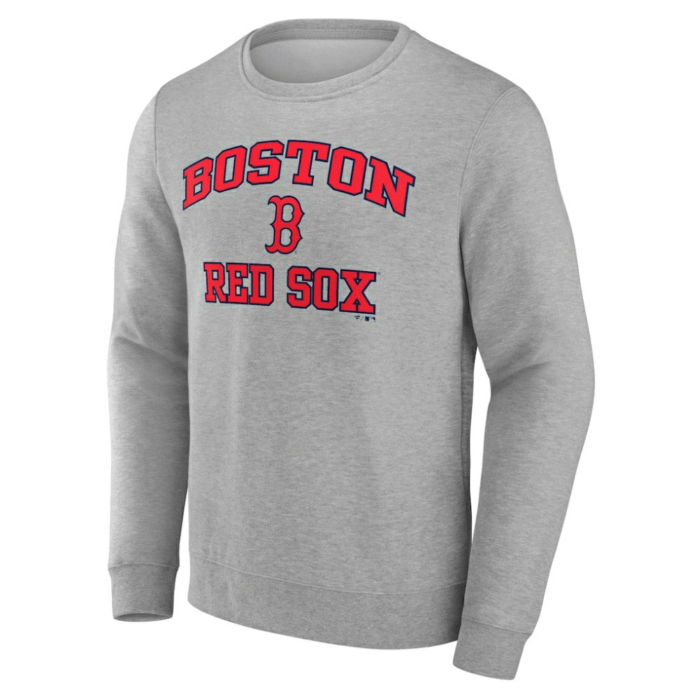 Boston Red Sox Heart & Soul Pullover Sweatshirt - Heather Gray