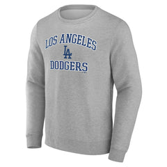 Los Angeles Dodgers Heart & Soul Pullover Sweatshirt - Heather Gray