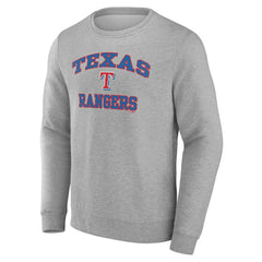 Texas Rangers Heart & Soul Pullover Sweatshirt - Heather Gray