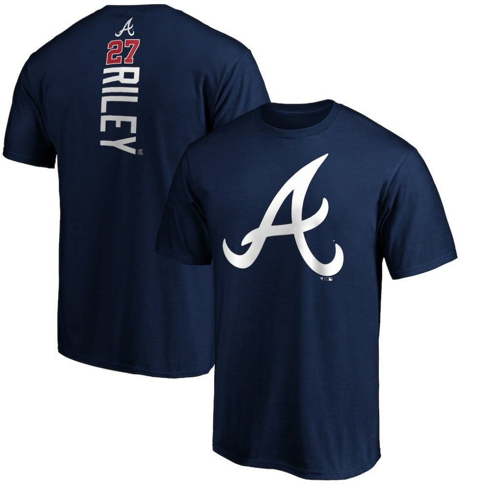 Austin Riley Atlanta Braves Playmaker Name & Number T-Shirt - Navy