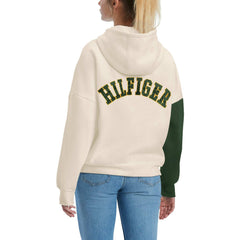 Green Bay Packers Tommy Hilfiger Women's Harriet Pullover Hoodie - Cream/Green outlet
