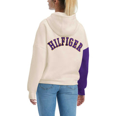 Minnesota Vikings Tommy Hilfiger Women's Harriet Pullover Hoodie - Cream/Purple outlet