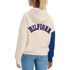 New York Giants Tommy Hilfiger Women's Harriet Pullover Hoodie - Cream/Royal outlet