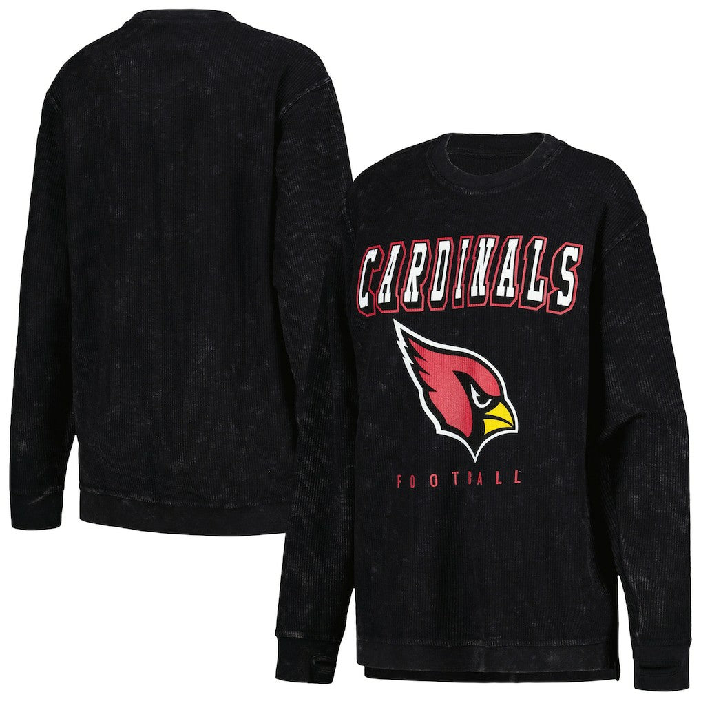 Arizona Cardinals G-III 4Her by Carl Banks Women's Comfy Cord Pullover Sweatshirt - Black discount