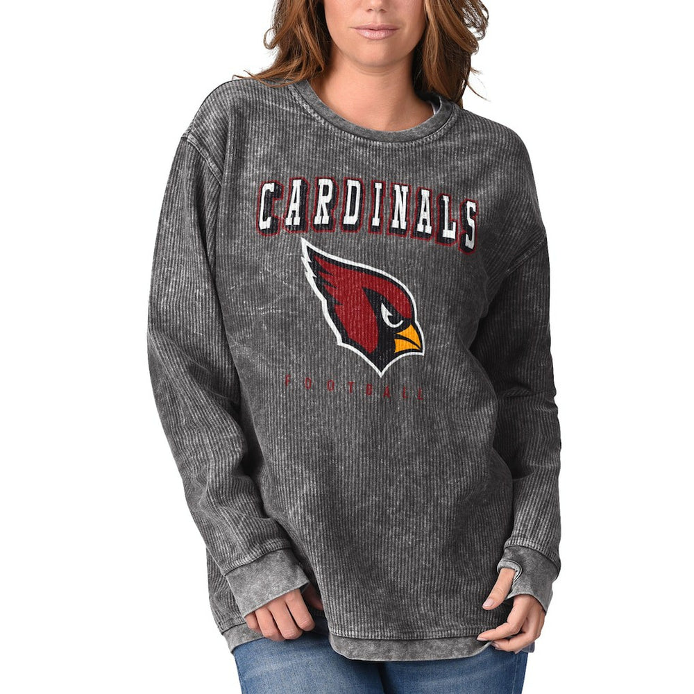 Arizona Cardinals G-III 4Her by Carl Banks Women's Comfy Cord Pullover Sweatshirt - Black discount