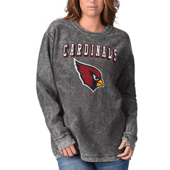 Arizona Cardinals G-III 4Her by Carl Banks Women's Comfy Cord Pullover Sweatshirt - Black discount