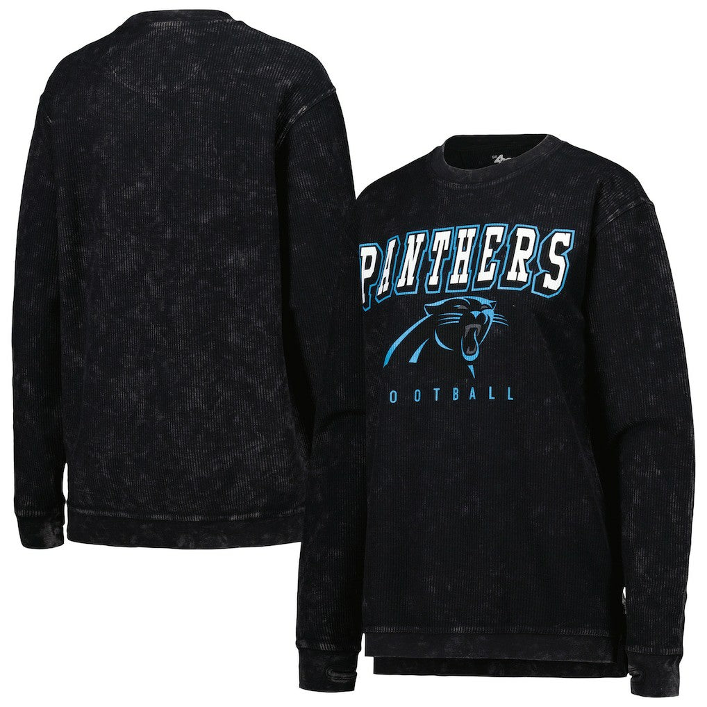 Carolina Panthers G-III 4Her by Carl Banks Women's Comfy Cord Pullover Sweatshirt - Black cheap