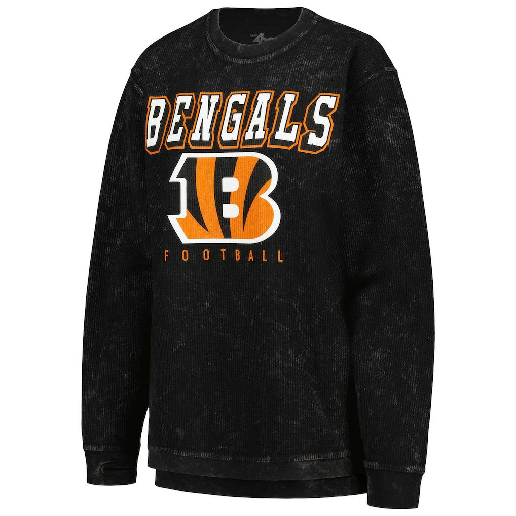 Cincinnati Bengals G-III 4Her by Carl Banks Women's Comfy Cord Pullover Sweatshirt - Black for sale