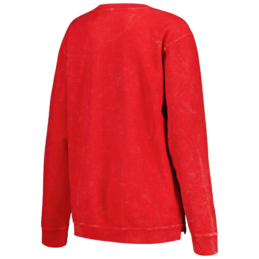 Kansas City Chiefs G-III 4Her by Carl Banks Women's Comfy Cord Pullover Sweatshirt - Red sale