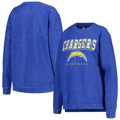 Los Angeles Chargers G-III 4Her by Carl Banks Women's Comfy Cord Pullover Sweatshirt - Powder Blue discount