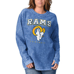 Los Angeles Rams G-III 4Her by Carl Banks Women's Comfy Cord Pullover Sweatshirt - Royal online