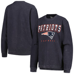 New England Patriots G-III 4Her by Carl Banks Women's Comfy Cord Pullover Sweatshirt - Navy on sale