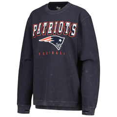 New England Patriots G-III 4Her by Carl Banks Women's Comfy Cord Pullover Sweatshirt - Navy on sale