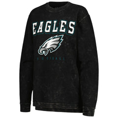 Philadelphia Eagles G-III 4Her by Carl Banks Women's Comfy Cord Pullover Sweatshirt - Black outlet