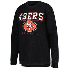 San Francisco 49ers G-III 4Her by Carl Banks Women's Comfy Cord Pullover Sweatshirt - Black cheap