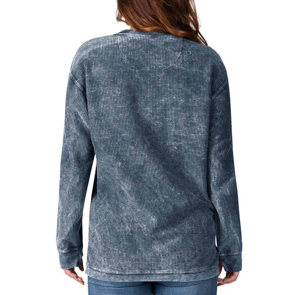 Seattle Seahawks G-III 4Her by Carl Banks Women's Comfy Cord Pullover Sweatshirt - College Navy online