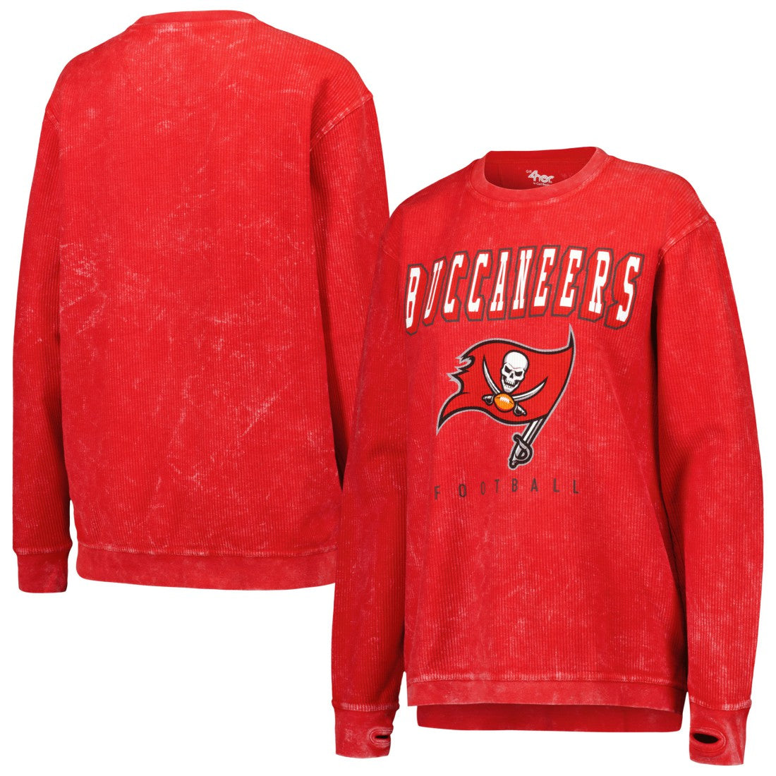 Tampa Bay Buccaneers G-III 4Her by Carl Banks Women's Comfy Cord Pullover Sweatshirt - Red online