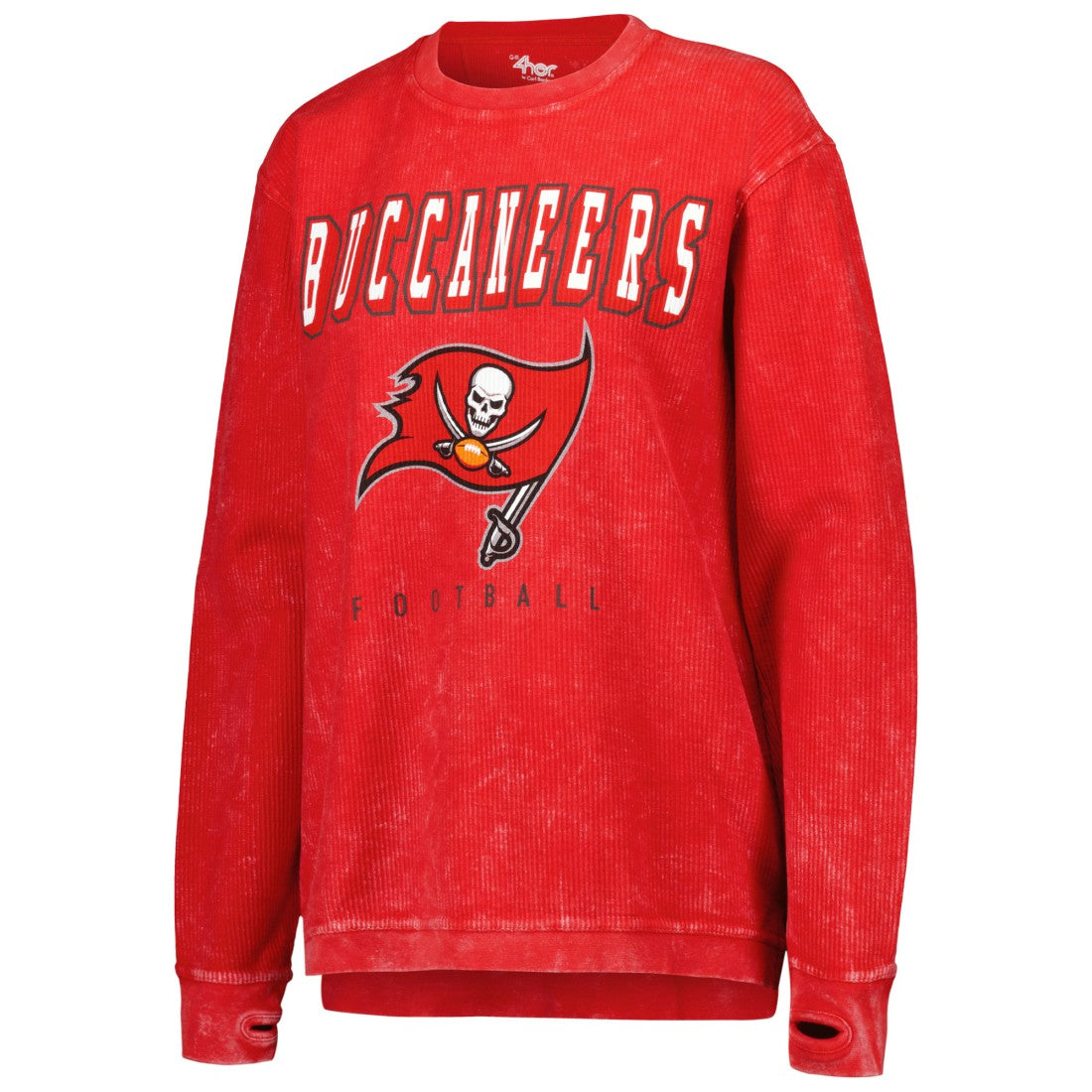 Tampa Bay Buccaneers G-III 4Her by Carl Banks Women's Comfy Cord Pullover Sweatshirt - Red online