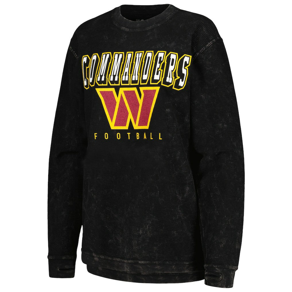 Washington Commanders G-III 4Her by Carl Banks Women's Comfy Cord Pullover Sweatshirt - Black sale