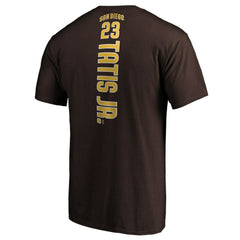 Fernando Tatis Jr. San Diego Padres Playmaker Name & Number T-Shirt - Brown