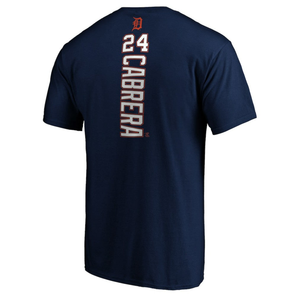 Detroit Tigers Playmaker Name & Number T-Shirt - Navy