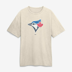 Toronto Blue Jays Stadium Slub T-Shirt - Cream
