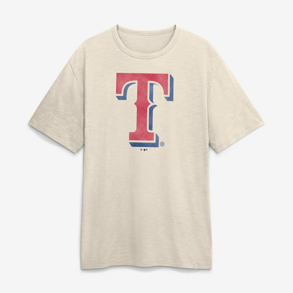Texas Rangers Stadium Slub T-Shirt - Cream
