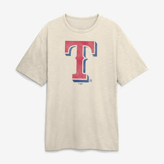 Texas Rangers Stadium Slub T-Shirt - Cream